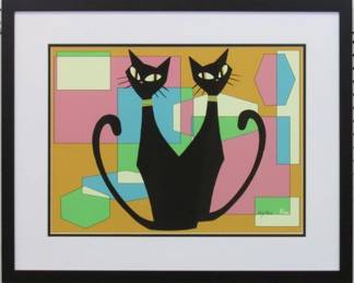 9042 - HERE IS LOOKING AT YOU 1 SIGNED GICLEE BY IVY LOWE 26.5 X 21.5