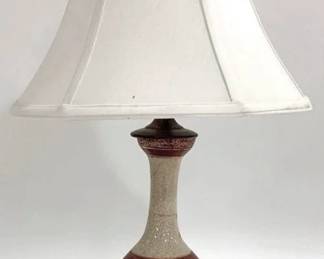 1235 - Vintage Peacock Decorated Lamp 24" You are buying a used as-is electric/electronic item. We do not guarantee all components are present, and if it is not expressly stated, it is untested.