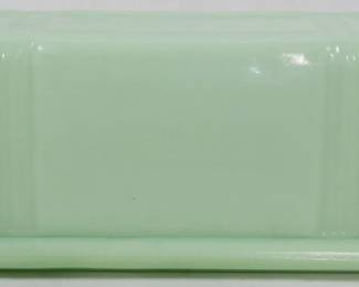 106 - Jadeite Butter Dish 3x8x3.5"
