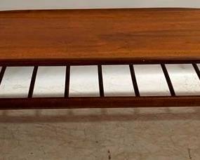 1364 - Grete Jalk Bassett Surfboard Coffee Table 16 x 54 x 21