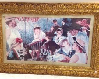 1384 - Print in Fancy Gilded Frame 31 x 45