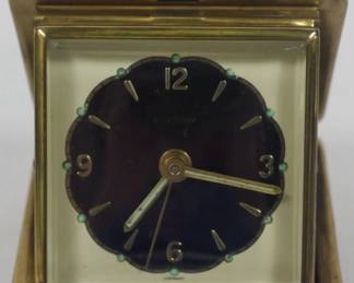 71 - Vintage Waltham Travel Collapsible Clock w/Box You are buying a used as-is item. We do not guarantee all components are present, and if it is not expressly stated, it is untested.