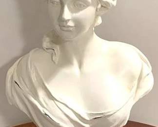 2519 - Woman Bust Statue - 17" Tall (Plaster)