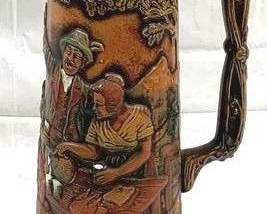 2066 - Vintage Gerz 3L Lidded German Beer Stein 19.5" tall - made in Germany