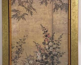 1231 - Gold Framed Wall Art 36 x 28