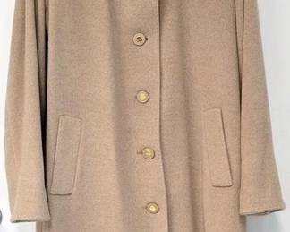 8103 - Vintage Fleurette 100% Cashmere Long Woman's Coat sz: M-L (unmarked)