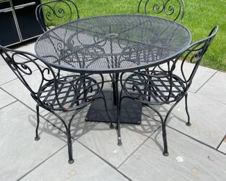 Outdoor Iron Dining Set