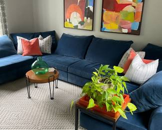 Sectional is by Mitchell Gold