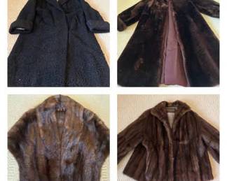 Vintage Ladies Coat Lot JOS. HORNE J. WOLK