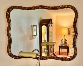 Gilt gesso mirror
