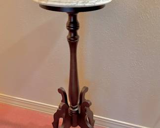 Marble top fern stand