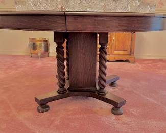 19th c. Barley twist table