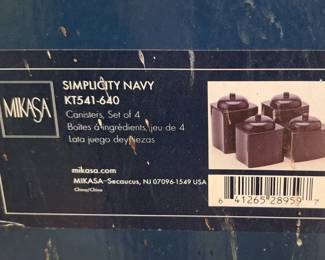 MIKASA Simplicity pattern service pieces - Navy Blue $10 - $15 - $20