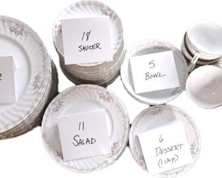 Number of pieces available marked in image - great for special family dinner, or your next Greek wedding