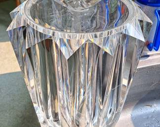 Judith Kruger Lucite Ice Bucket Starburst Tiara Collection Grainware