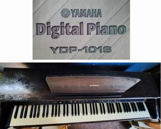 YAMAHA YDP-101S Digital Piano with stand, & pedals. Asking $350/OBO
