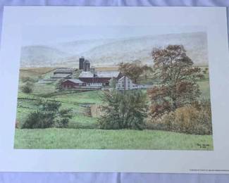 Jon Crane Print A Season of Plenty with COA