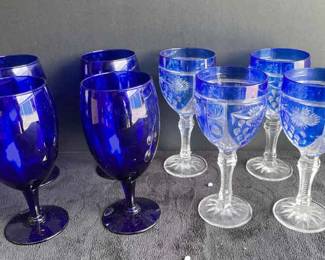 Blue Goblets