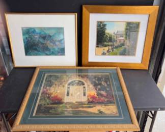 2 Prints 1 Painting.