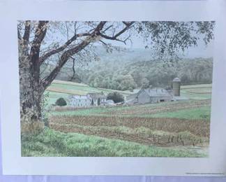Jon Crane Print Gentle Harvest 4 950 with COA