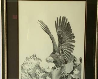 Signed Numbered Where Eagles Dare by Blaine Billman with COA