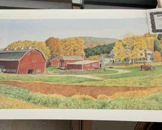 Jon Crane Print October Ambience with COA