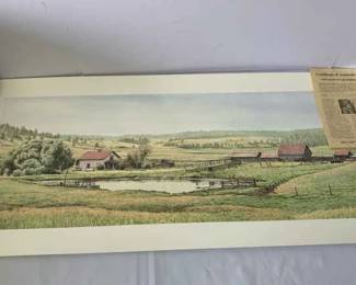 Jon Crane Print Meadow of Memories with COA
