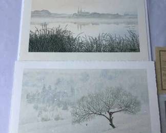 Jon Crane Prints Grandpas Apple Tree Sleepy Eye each with COA