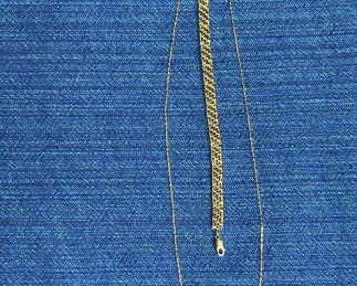 585 Gold Necklace Bracelet