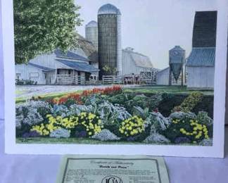 Jon Crane Print Beauty Peace with COA