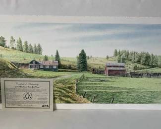 Jon Crane Print Let a Backroad Take You Home with COA