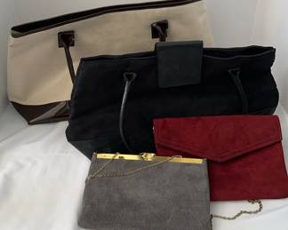 Faux Suede Handbags New
