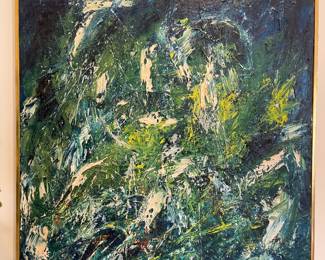 J Engel oil painting mid-century.