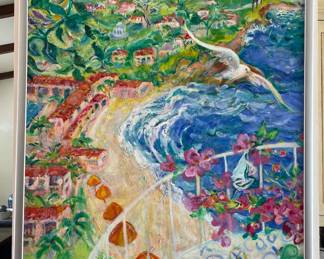 La Jolla Beach & Tennis Club , original by Louise Pillbury
