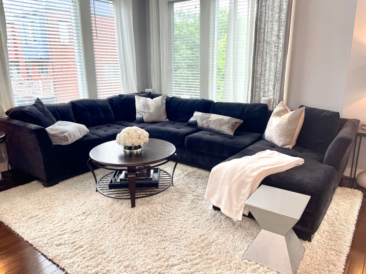 Macy’s Furniture sectional sofa with chaise