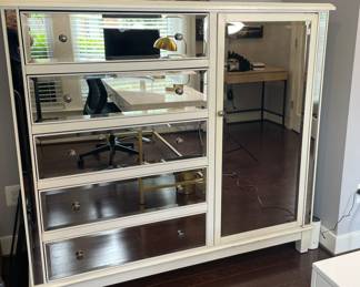 Pier One Imports mirrored cabinet