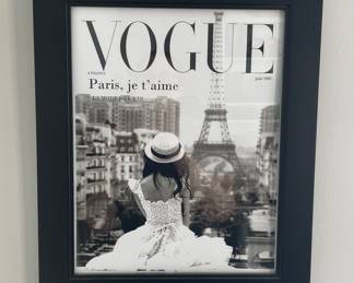 Vogue cover framed print