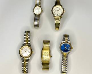 Watches by Timex, Armstrong, Gloria Vanderbilt, Adolfo, Anne Klein