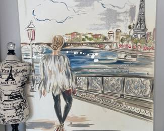 Paris canvas print, Liesl Long