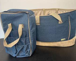 Picnic basket & wine tote