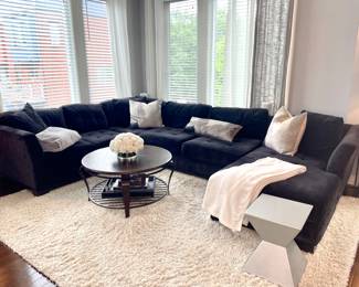 Macy’s Furniture sectional sofa with chaise