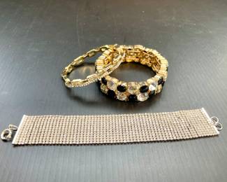 Rhinestone costume bracelets