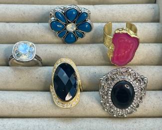 Costume cocktail rings