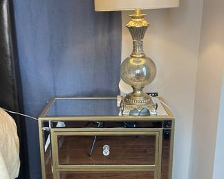 Mirrored side table (2)