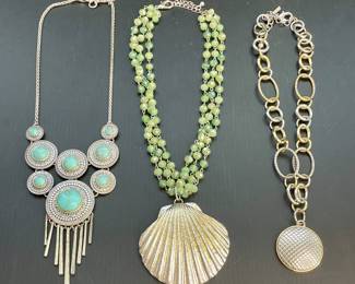 Costume statement necklaces