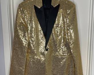 Men’s sequin tuxedo jacket