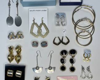 Earrings: John Candice, Touchstone by Swarovski, Monet, South Moon Under