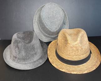 Men’s fedoras