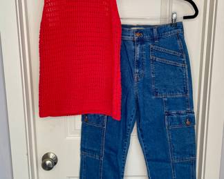 Madewell top & denim