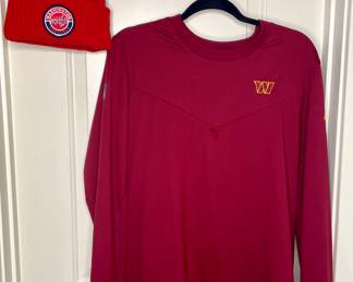 Washington Commander shirt & Capitols Hat
